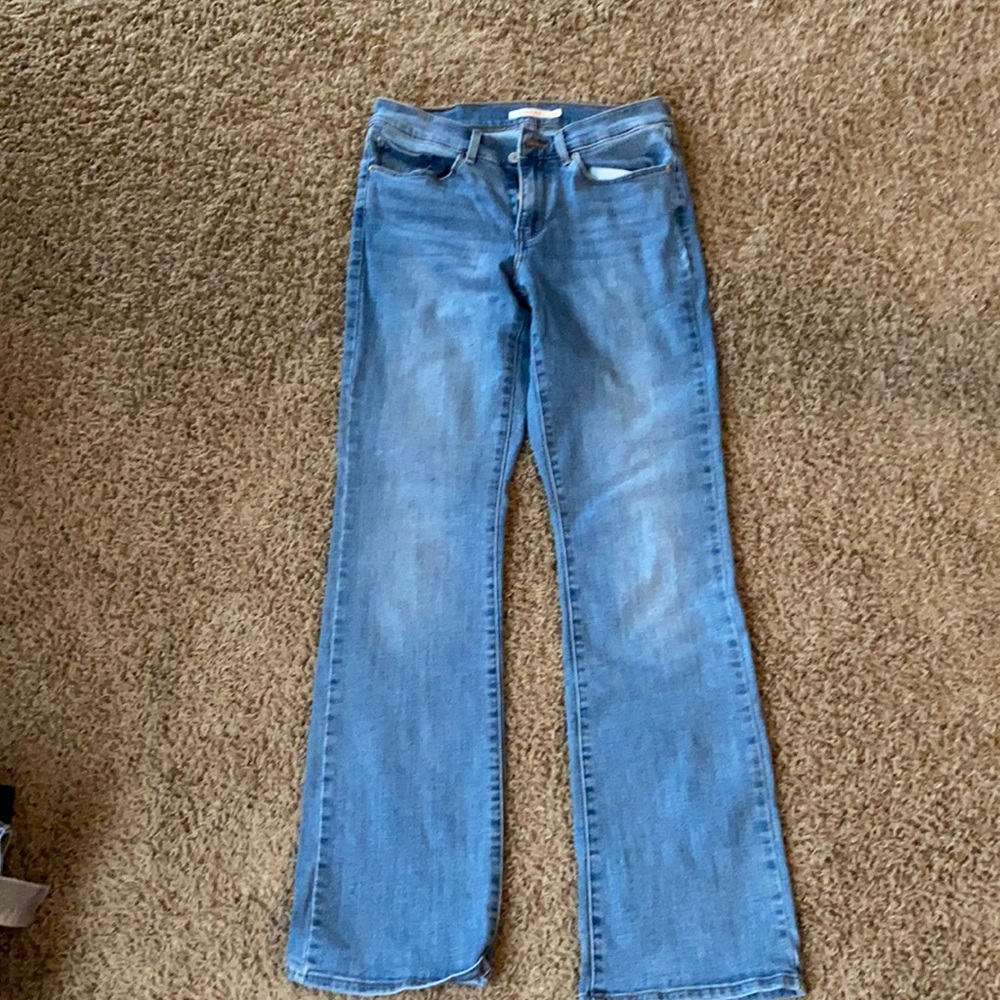 Levi low rise boot cut jeans